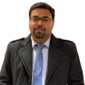 Portrait of Dr OP Verma